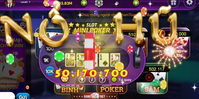 Luật chơi áp dụng trong game Mini Poker